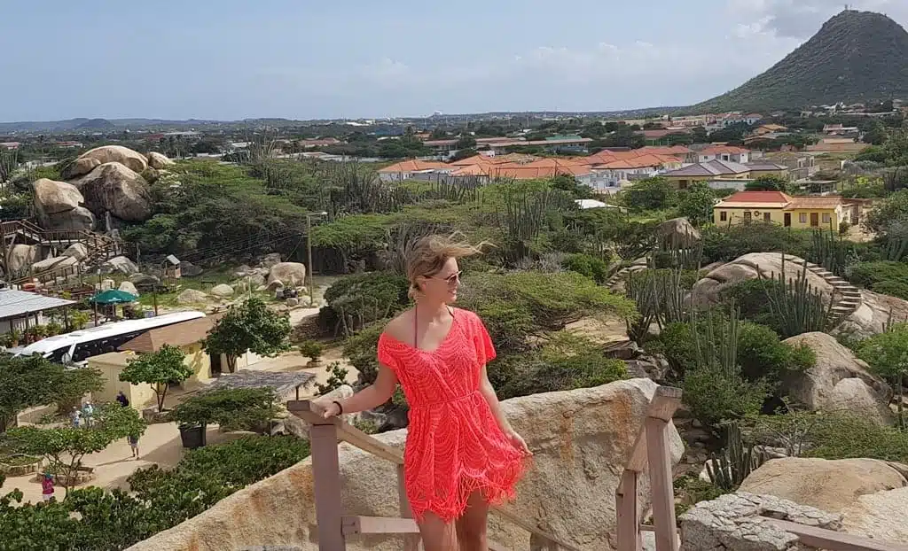 Casibari Rock Formations, Aruba, View from the top