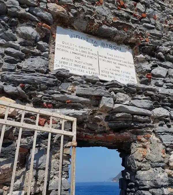 Lord Byron's cave - Grotta Byron Portovenere 