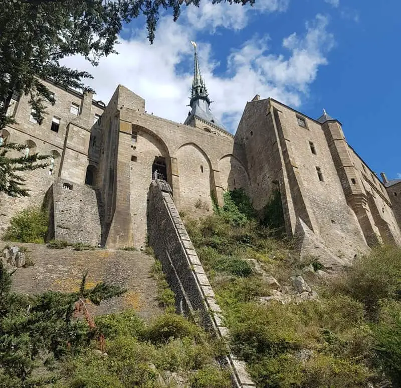 Mont Saint Michel abbey and remparts