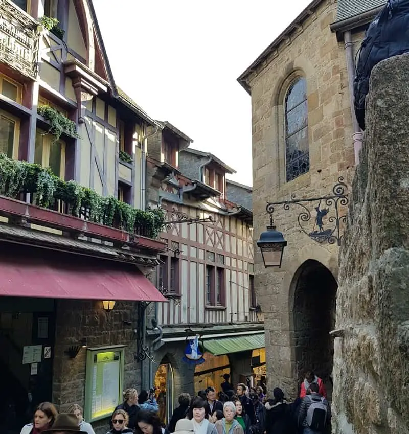 The village of Mont Saint-Michel 
