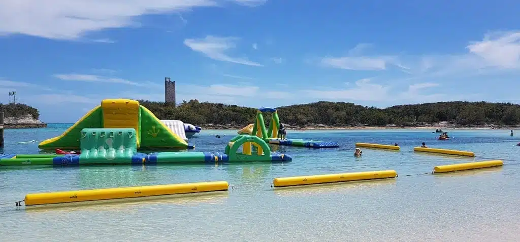 Waterpark in Blue Lagoon Island, The Bahamas