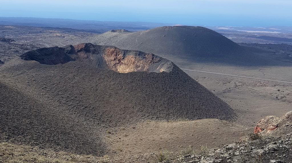 One of the volcanoes in Timanfaya National Park, Lanzarote