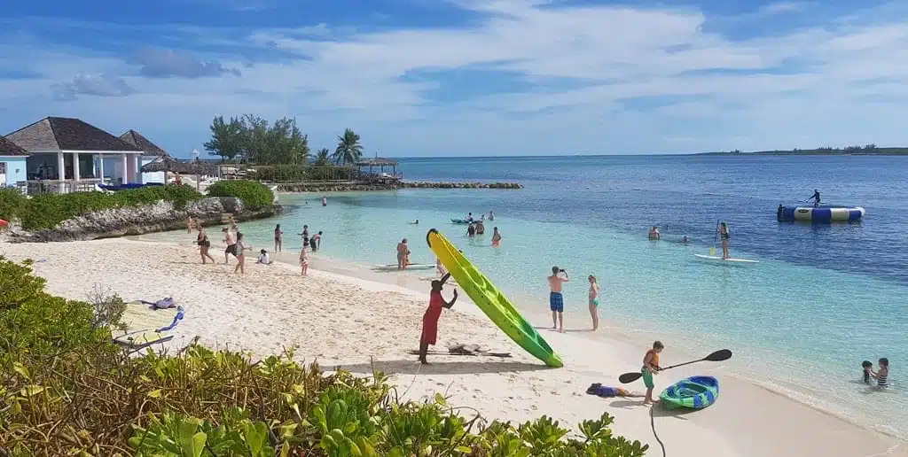 Pearl Island beach, Bahamas