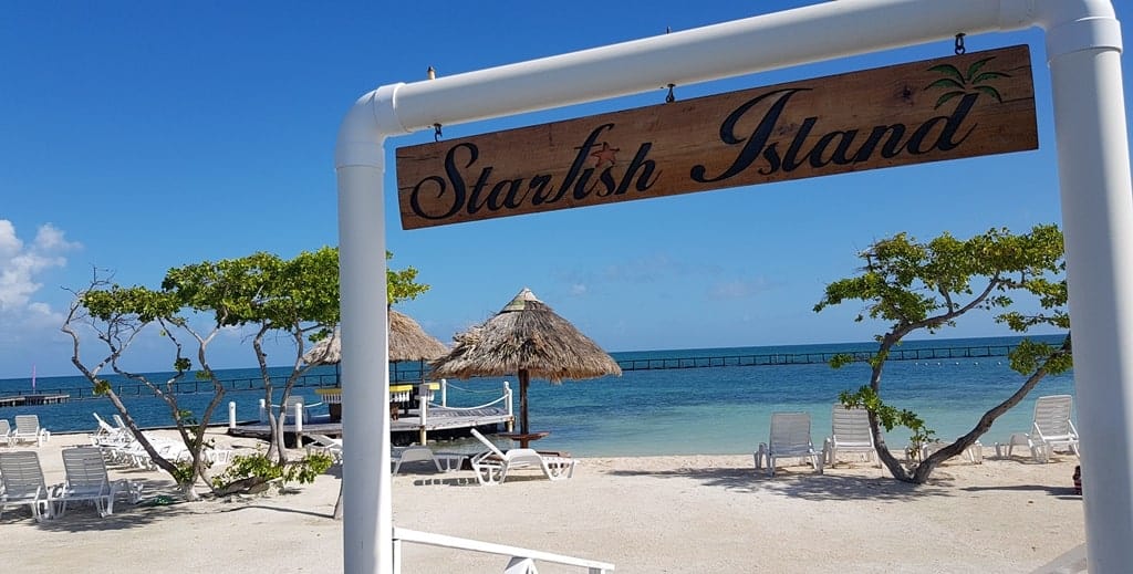 Starfish Island entrance, Belize