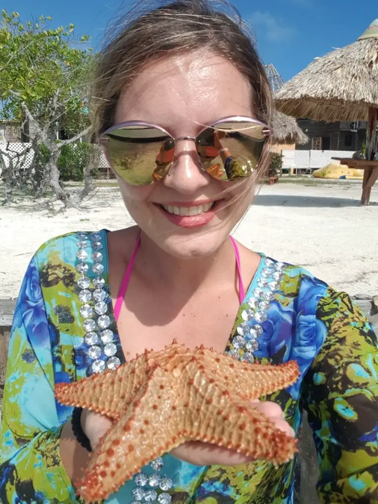 Starfish Island in Belize - starfish