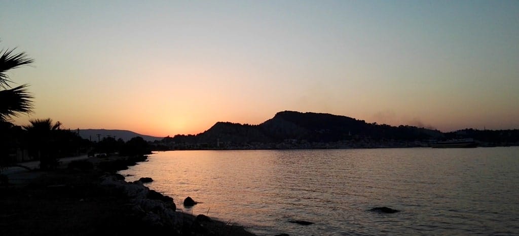 Sunset in Zakynthos