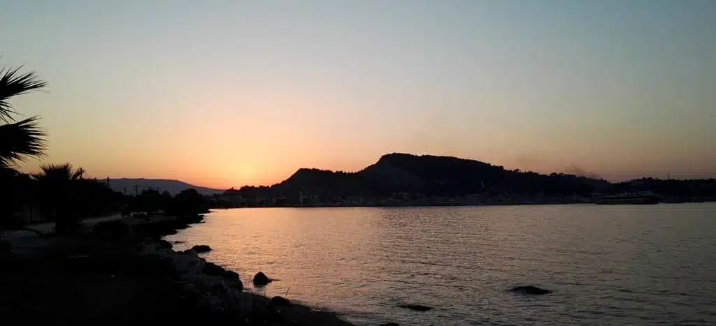 Kalamaki beach, Zakynthos sunset