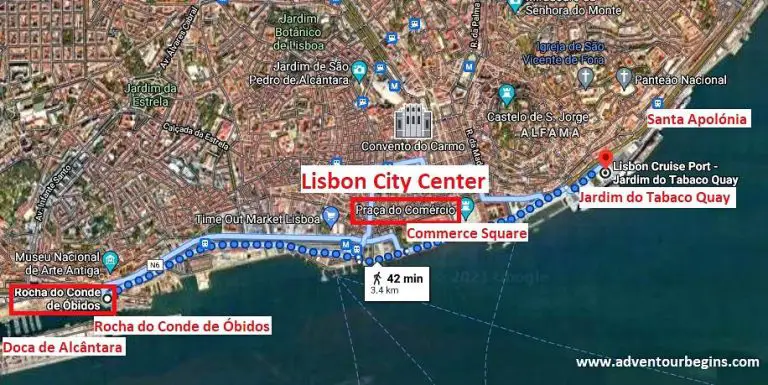 where do oceania cruise ships dock in lisbon