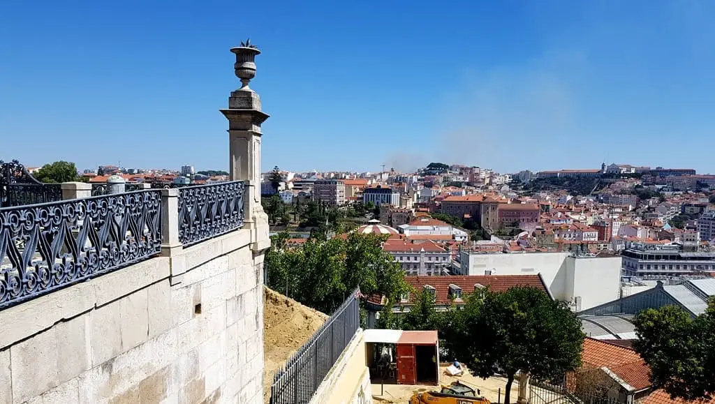 Miradouro São Pedro de Alcântara, one of the viewpoints overlooking Lisbon