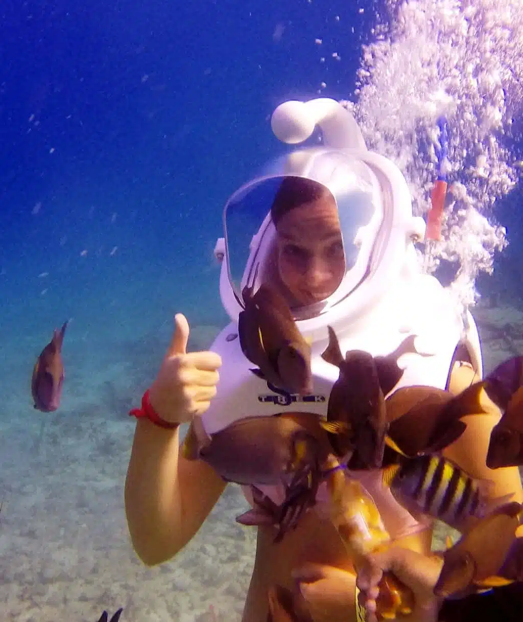 Sea Trek Helmet Diving, Cozumel