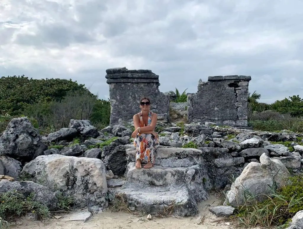 A hidden Mayan ruin in Cozumel