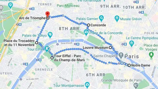 Paris in a day - a 4-hour Paris itinerary 