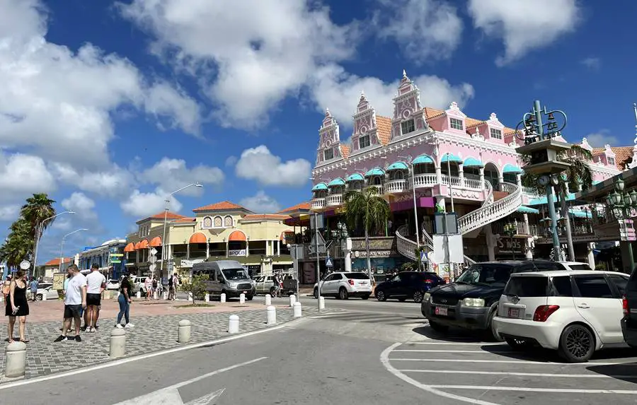 Oranjestad city center
