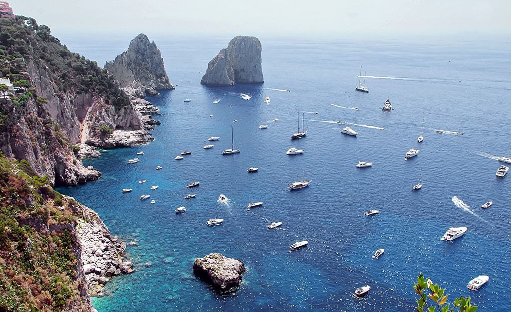 Faraglioni Rocks - Capri island, day trip from Naples cruise port