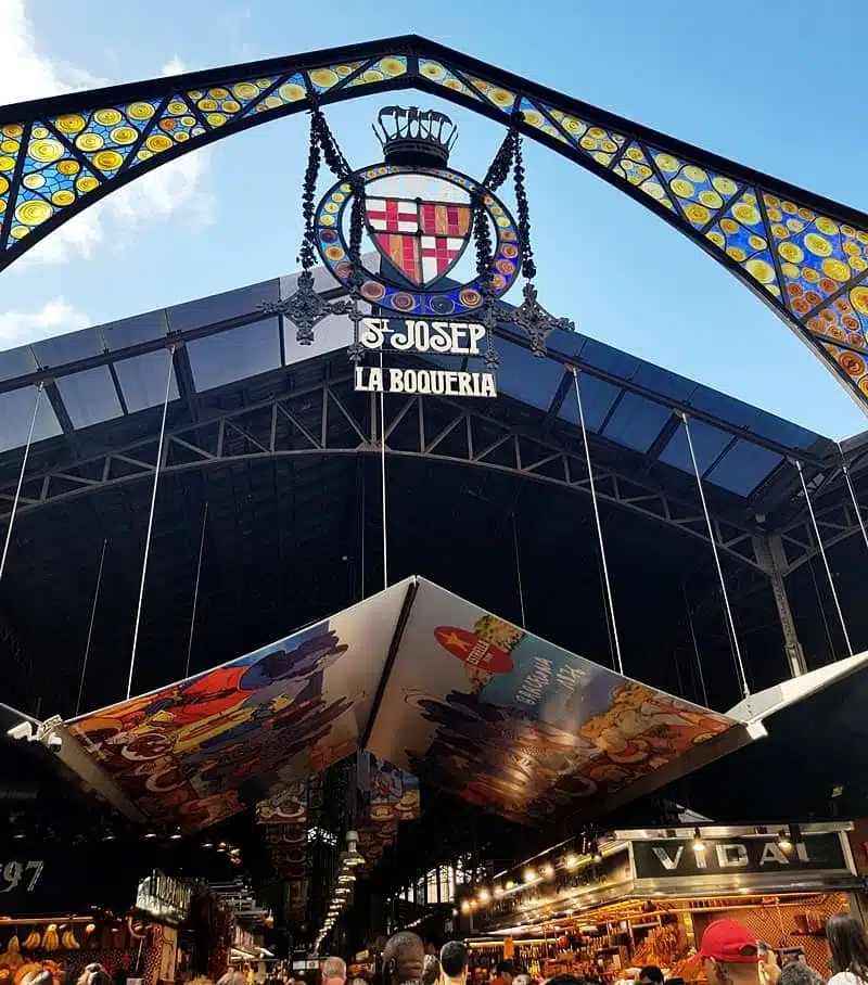 La Boqueria market, Barcelona cruise port