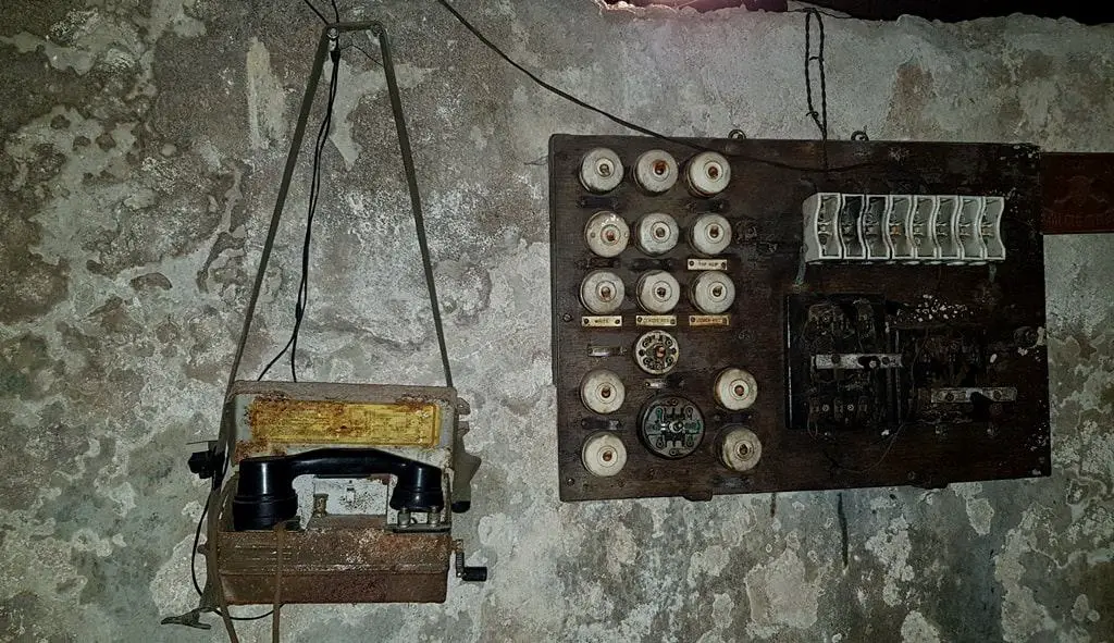 The communication system used during the bombardments in WWII