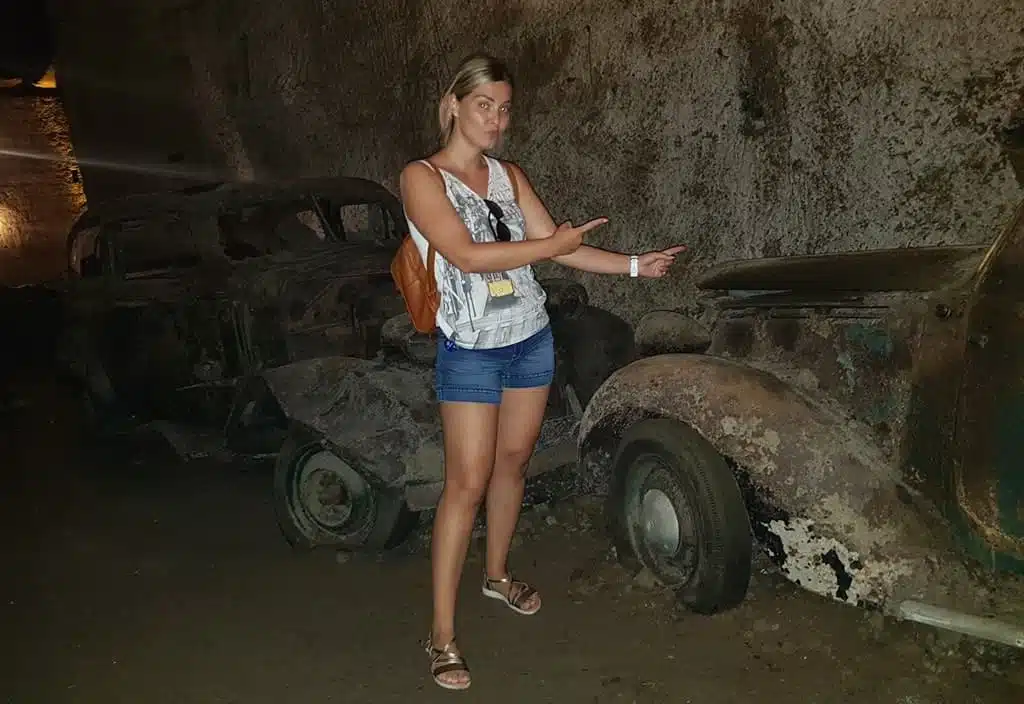 Old cars from 1970, Bourbon Tunnel