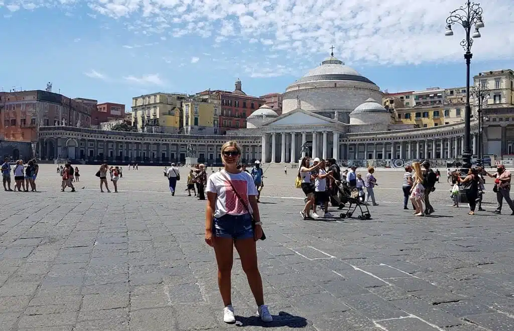 Piazza del Plebiscito in Naples cruise port