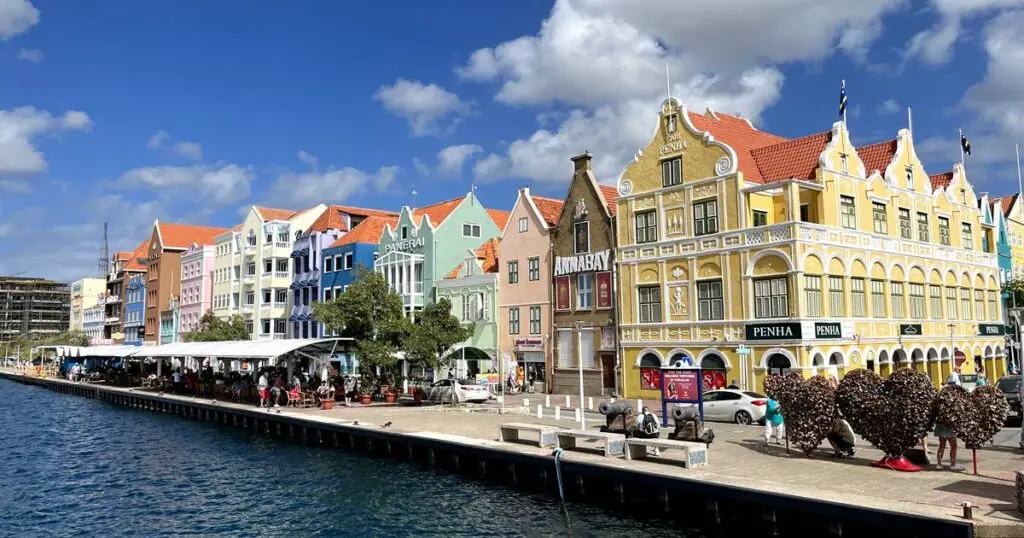 Dutch colonial buildings Curacao