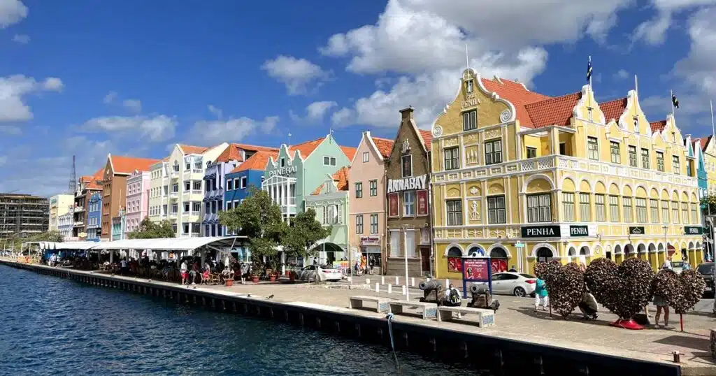 Dutch colonial buildings Curacao