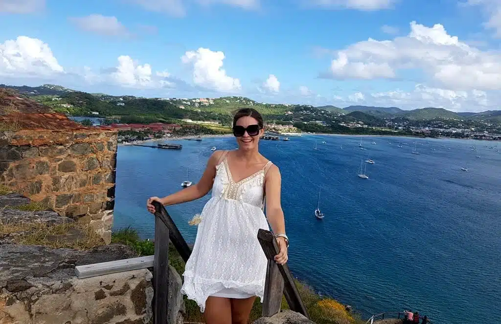 The view of the Rodney Bay, Pigeon Island