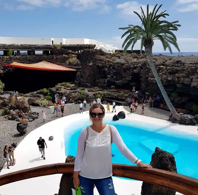 The White Pool at Jameos del Agua