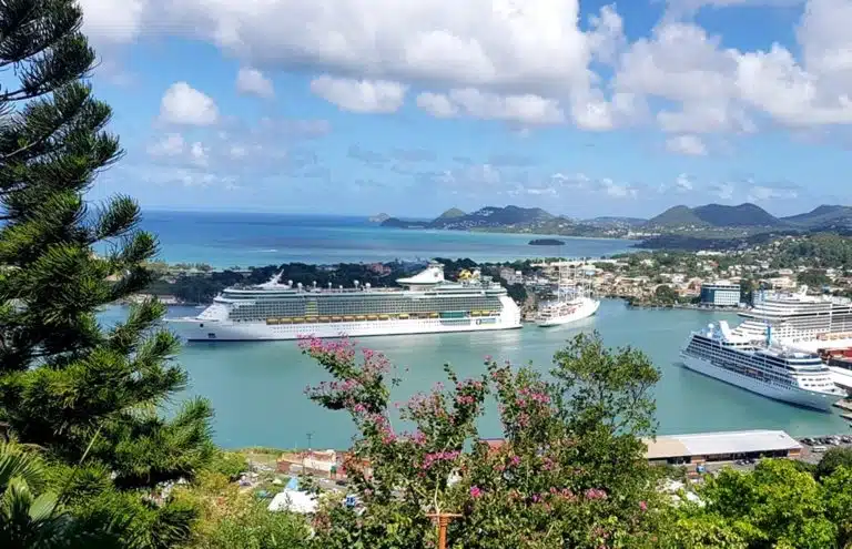 Castries port, St Lucia