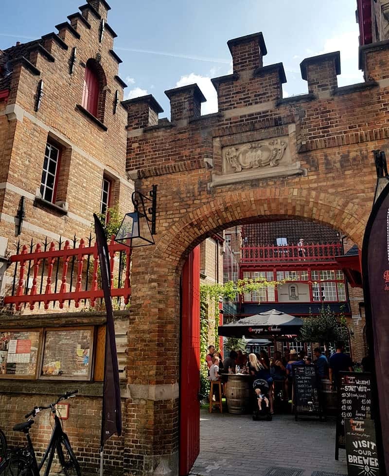 A brewery in Bruges Old Town.