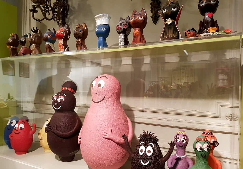 Chocolate exhibits in Choco-Story chocolate museum