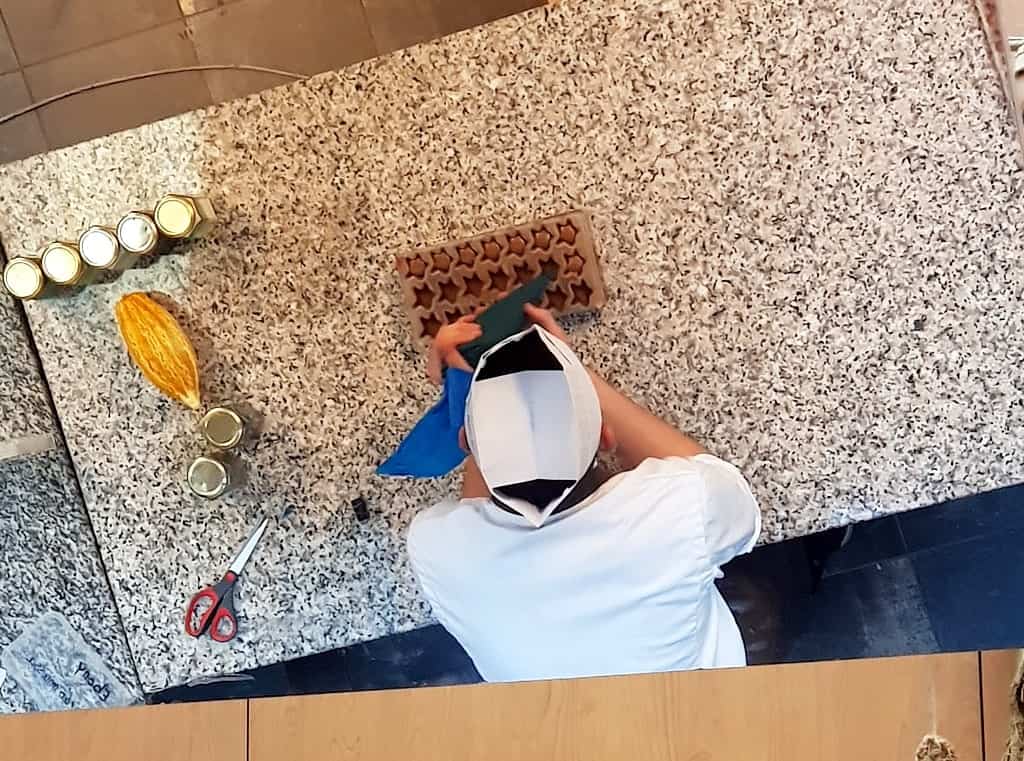 Chocolate-making demonstration in Bruges