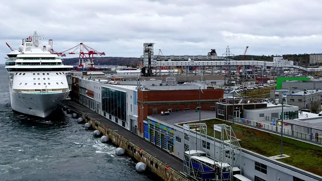 Halifax cruise terminal. Nova Scotia