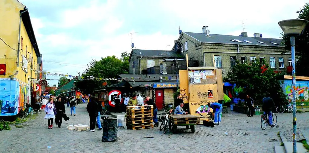 Christiania Freetown in Copenhagen