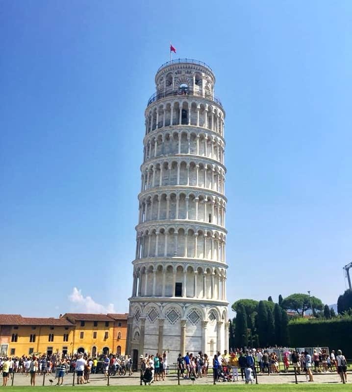 Leaning Tower in Pisa.