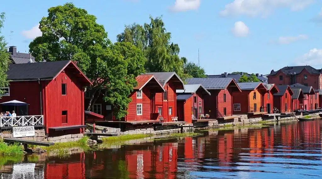 Old Porvoo Village near Helsinki