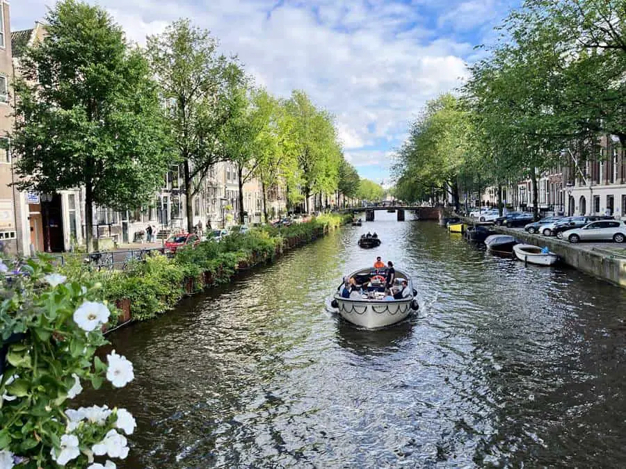 Amsterdam canal boat cruise