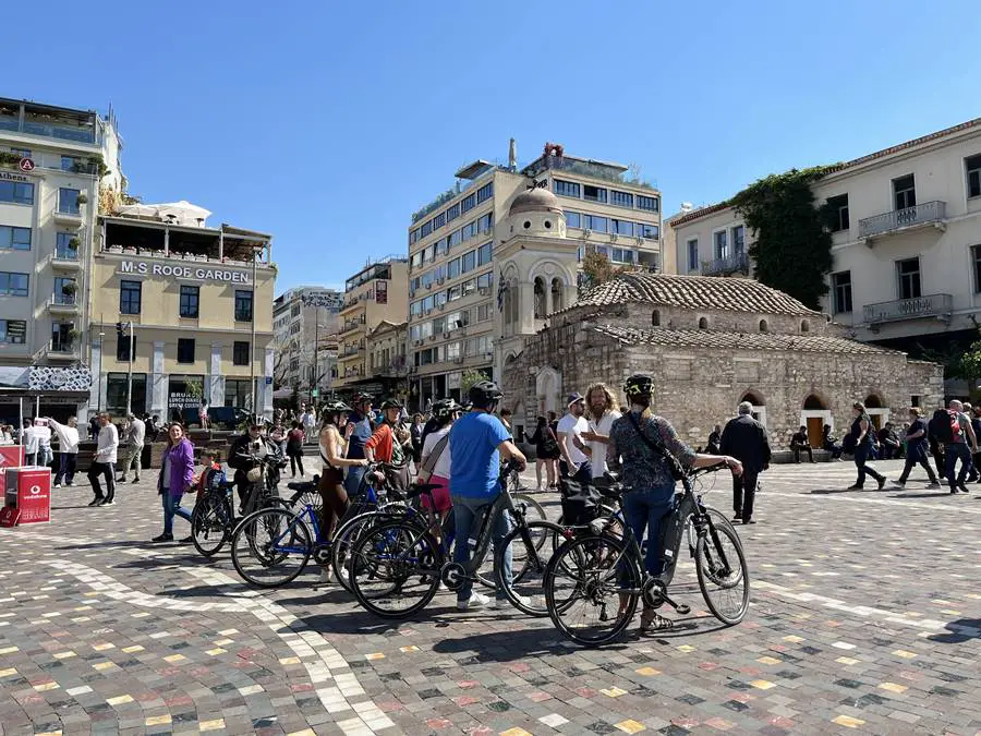 Monastiraki Square - Athens Bike Tour