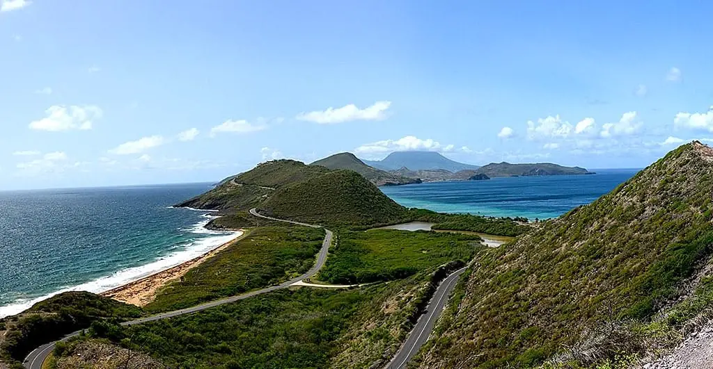 The view from Timothy Hill, St Kitts