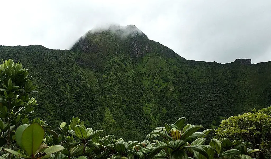 St Kitts volcano - Mount Liamuiga