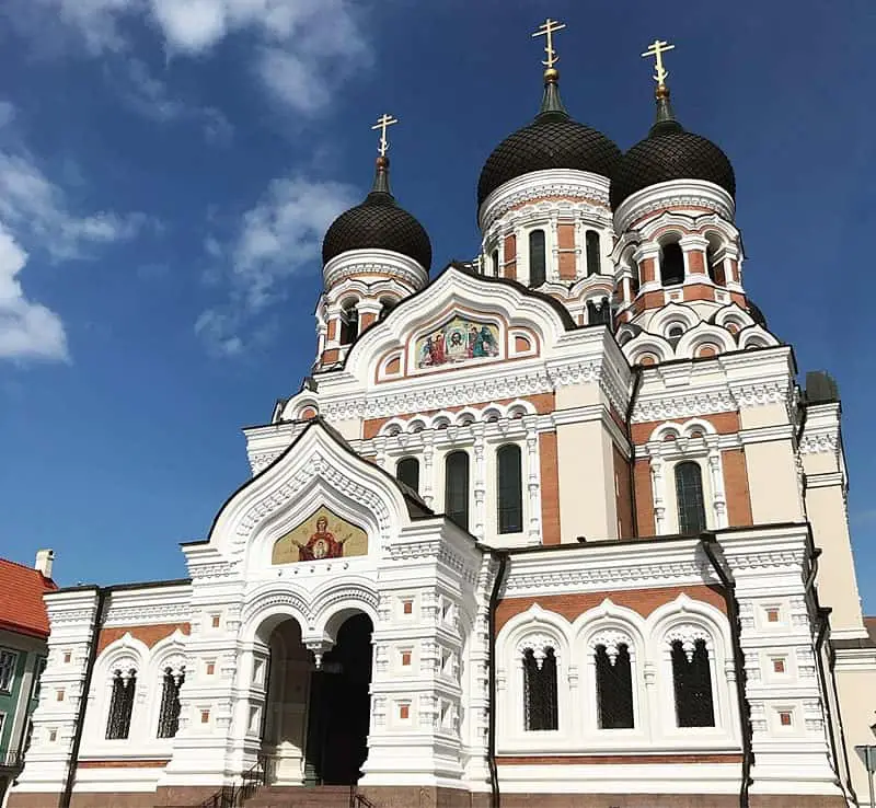 Alexander Nevsky Cathedral on Toompea Hill - Tallinn port of call