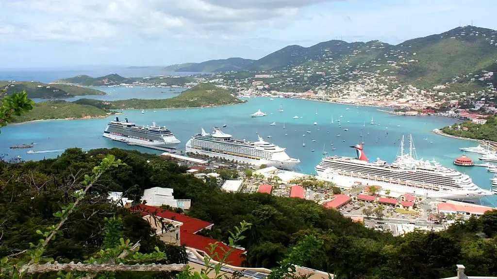 Havensight cruise terminal in St Thomas cruise port