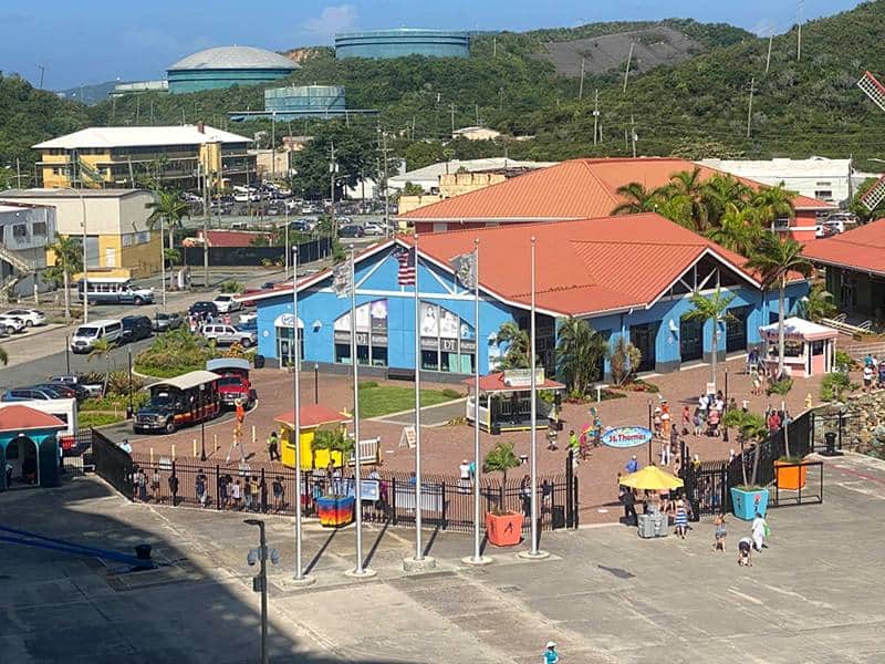 St Thomas cruise terminal - Crown Bay pier