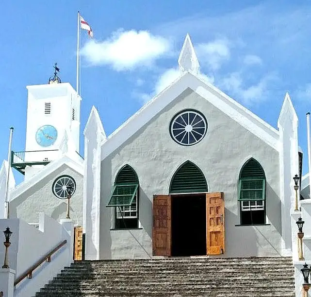 St. Peter's church in St. George's town - Bermuda