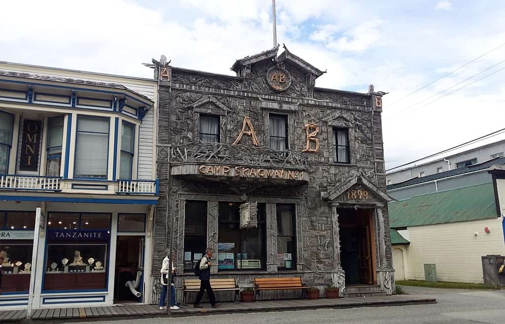 Arctic Brotherhood Hall in Skagway cruise port