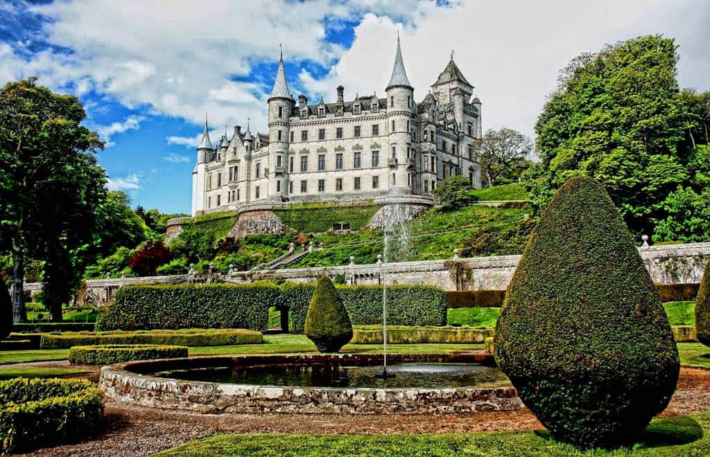 Dunrobin Castle and Gardens, Scotland, UK