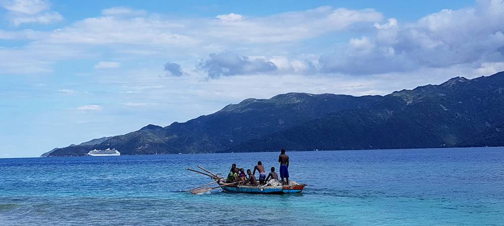 Haiti coast - The view from Amiga Island