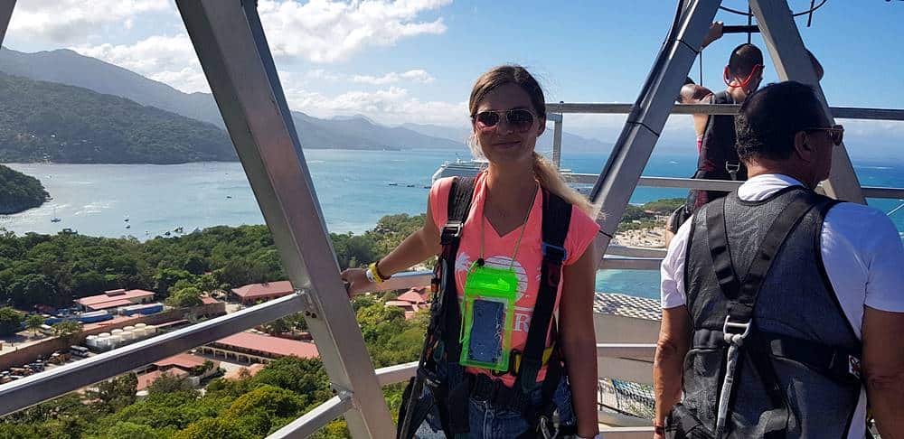 Labadee Zipline - Dragon's Breath Flight Line launch platform