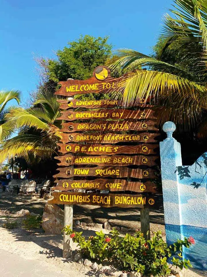 Map of Labadee Haiti - Welcome to Labadee sign