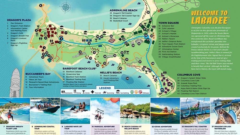 Map of Labadee 