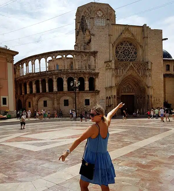 Plaza de la Virgen and Valencia Cathedral