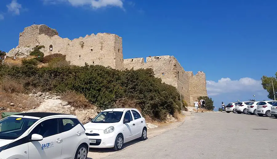 Kritinia Castle parking